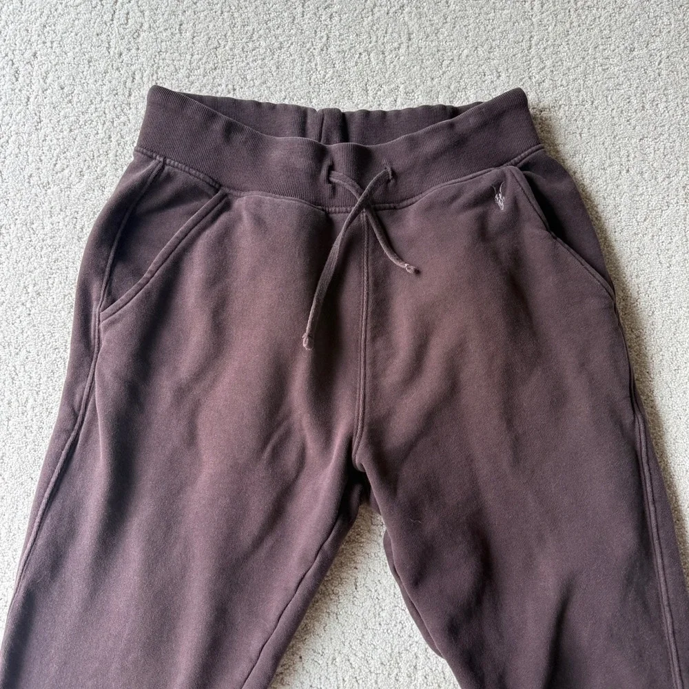 All Saints Raven Joggers Mens M Brown Slim Tapered Organic Cotton Sweatpants